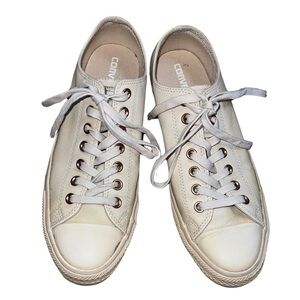 Converse All Star Limited Edition Cream Sneakers Men’s 9 Women’s 11